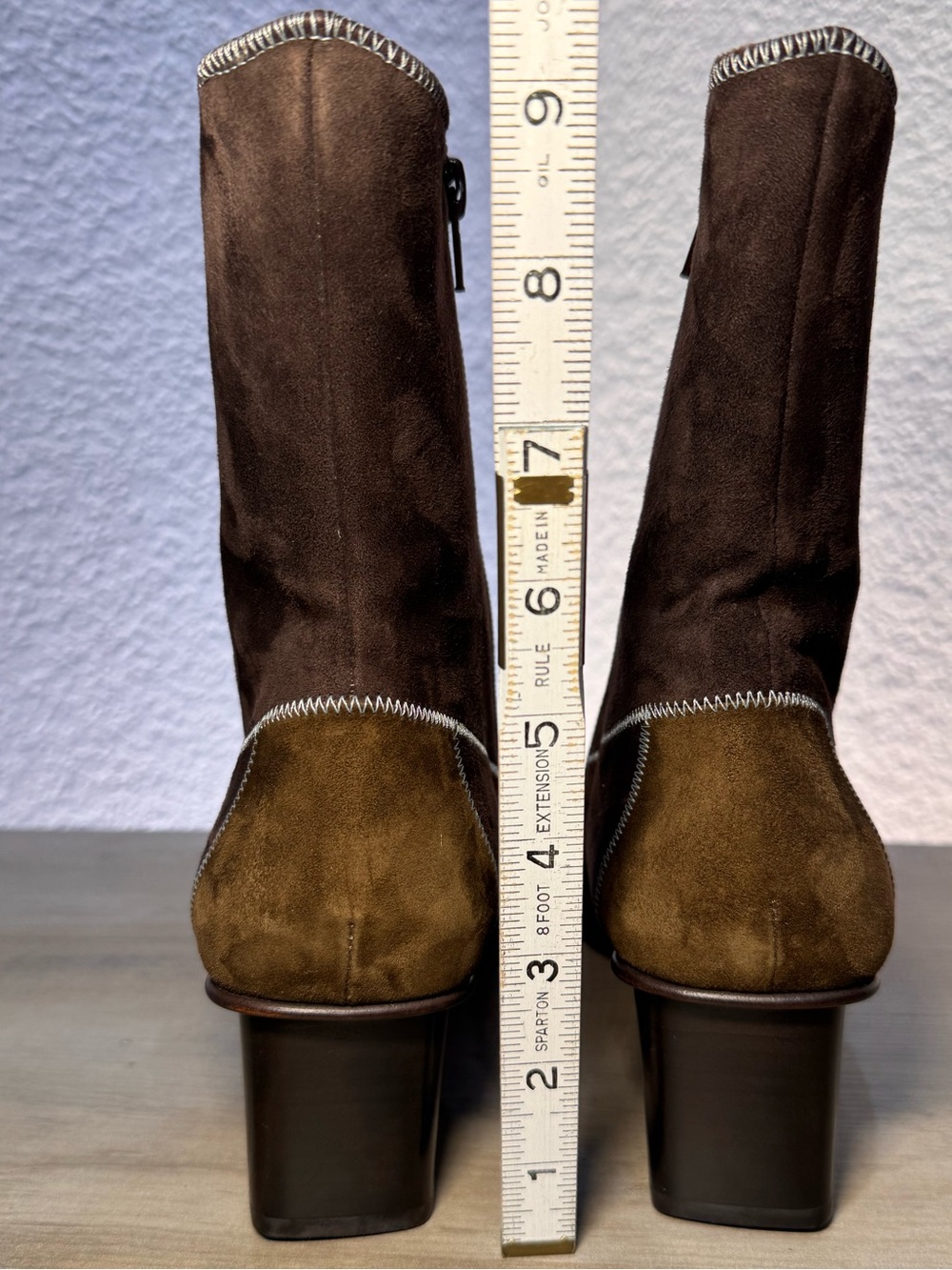 Materia Prima Italy Patchwork Suede Ankle Boots EU 39.5 US 9 Brown
NWOT - Picture 9 of 12